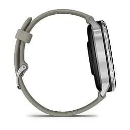 Смарт-годинник Garmin Venu 4 45 мм Silver з сріблясто-сірим силіконовим ремінцем - мініатюра 2