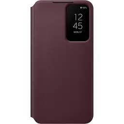 Оригінальний чохол-книжка Samsung для Galaxy S22 Plus S-View Flip Cover Smart Burgundy