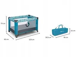 Манеж Lionelo Stefi Green Turquoise - мініатюра 3
