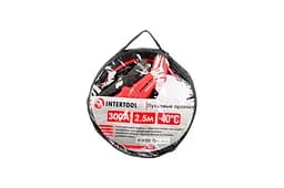 Провід прикурювання пусковий Intertool 300 A x 2.5 м AT-3041 - мініатюра 4