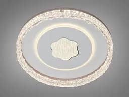 Стильна стельова LED люстра в коридор Diasha WG5157/B WH, Ø48 см, 85 W - мініатюра 2