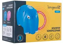 Компресорний інгалятор Longevita Слоник CNB69012 Blue (6401715) - мініатюра 16