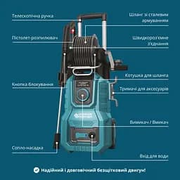Мийка високого тиску Konner&Sohnen KS PW160V-BL (KS PW160V-BL) - мініатюра 4