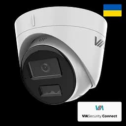 Відеокамера VIA Security 4 Мп IP Fusion Illumination зі звуком та SD карткою VIA-IPC-4TE-LIM (2.8мм)
