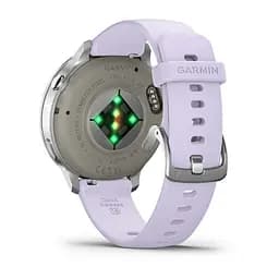 Смарт-годинник Garmin Venu 4 41 мм Silver з барвінковим силіконовим ремінцем - мініатюра 2