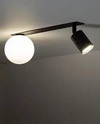 Світильник поворотний, спот TK Lighting 10927 Vox GU10+G9 2x10W+8W IP20 чорний - мініатюра 2
