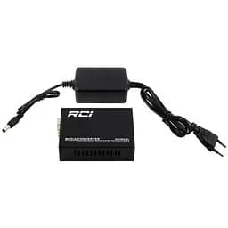 Медіаконвертер RCI 1G, SFP slot, RJ45, standart size metal case (RCI300S-GL) - мініатюра 3