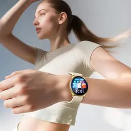 Смарт-годинник Hoco Y38 Smart sports watch (call version) Gold - мініатюра 4