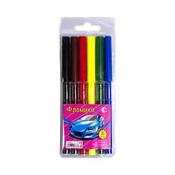 Дитячі фломастери Фломики COLOR-IT CR550-6 6 кольорів - мініатюра 2