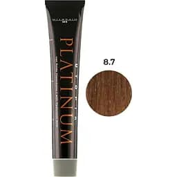 Крем-краска для волос Hipertin Utopik Platinum 8.7 Светлый блонд Коричневый 60 мл