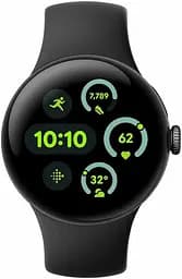 Смарт-годинник Google Pixel Watch 3 41 mm Wi-Fi Matte Black Aluminum Case/Obsidian Active Band - мініатюра 2