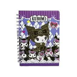 Зошит на спіралі Зайчик Kuromi, А5, 80 аркушів, тверда обкладинка, 80 г/м², клітинка (В асортименті)