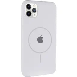 Чохол Epik Silicone Case Full Protective AA with MagSafe для Apple iPhone 11 Pro Max 6.5 Білий/White