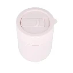 Кавові чашки 295 мл з кришками OldBro Cute Travel Mugs з захисним силіконовим чохлом Pink - мініатюра 3