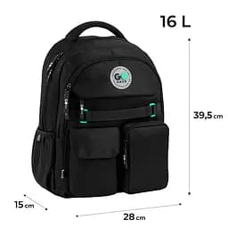 Рюкзак GoPack Education 183 чорний Чорний (GO26-183M-3) - мініатюра 2