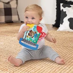 Іграшка-книжка м'яка розвиваюча Baby Einstein Shapes at the Farm - мініатюра 9