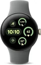 Смарт-годинник Smart Watch Google Pixel Watch 3 LTE 41mm Gold Case/Hazel Band JP - мініатюра 2