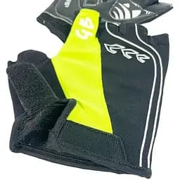 Велорукавиці Good Bike D-Grip короткий палець розмір L салатові (94506Green-IS) - мініатюра 6