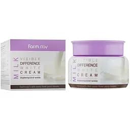 Освітлювальний крем для обличчя FarmStay Visible Difference Milk White, 100 мл - мініатюра 2