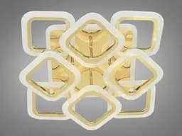 Світильник LED Diasha AS8060/4+4G, 110W, 3200K-6500K, золото, сучасний стиль для дому - мініатюра 4