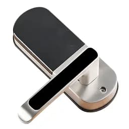 Замок біометричний автономний Trinix TRL-5107BTF Silver Right з Bluetooth, зчитувачем відбитків пальців і карт Mifare (65-00025) - мініатюра 2