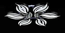Люстра стельова LED Splendid Ray LK23/6, 160W, чорний/білий, димер, сучасний стиль - мініатюра 3