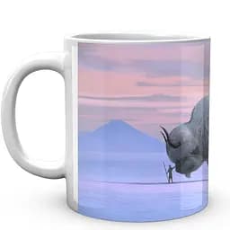 Кружка GeekLand Аватар: легенда о Аанг The last airbender Аппа и Аанг Рассвет AV 02.429 330 мл белая