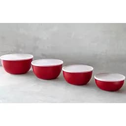 Набір мисок з кришками KitchenAid Universal червоний 4 шт. (KQG176OSERE) - мініатюра 9