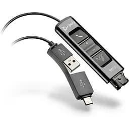 Перехідник Poly DA85 USB > QD з вбудованим пультом керування для гарнітур EncorePro, USB-A, USB-C, ч teh0013720 - мініатюра 2