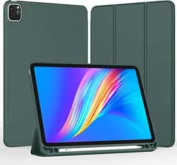 Чохол-книжка CDK для Apple iPad Air 11" M2 2024 екошкіра/силікон Smart Case cлот стилус (011190) green - мініатюра 2