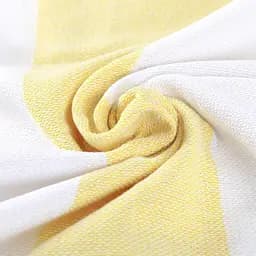 Рушник пештемаль Lovely Svi бавовняний, пляжний, хамам, spa - XХL 100x180 см Yellow/Blue Stripes (8032025) - мініатюра 3