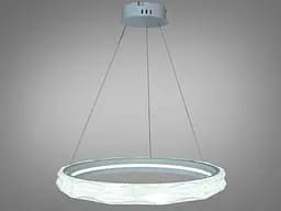Біла підвісна LED-люстра Diasha 583-600WH, 95 Вт, з пультом, 60 см - мініатюра 3
