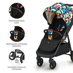 Прогулянкова коляска Kinderkraft Grande Plus, Grey (4443) - мініатюра 3