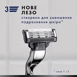 Змінні касети Gillette Mach3 Charcoal деревне вугілля 5 шт. - мініатюра 5