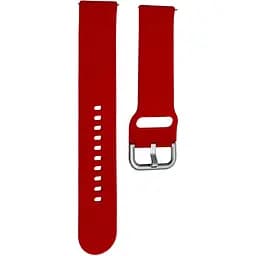 Ремінець DK CDK для Garmin Vivomove Style "L" 20mm Silicone Sport Band Classic (09651) (red) - мініатюра 2