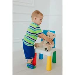 Комплект Poppet Color Blue: стілець + подушка на стілець 55x28x28 см (PP-003B-G) - мініатюра 5