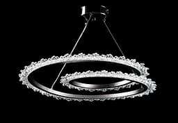 Люстра стельова LED Splendid Ray L144/1, 50W, хром/сірий, сучасний стиль, регульована висота - мініатюра 2