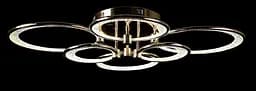 Люстра стельова LED Splendid Ray LT98120/2+2+2, 6 ламп, золото/білий, 84 см, сучасний стиль з димером - мініатюра 4