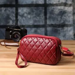 Сумка для жінок Vintage на три відділення з натуральної шкіри 19х12х6.5 см sum0027533 - мініатюра 9