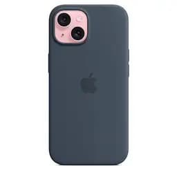 Силіконовий чохол CasePro Silicone Case with MagSafe Storm Blue для iPhone 15 - мініатюра 2