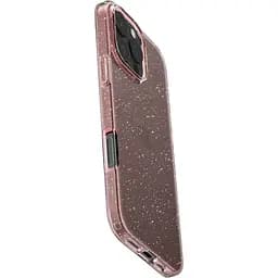 Прозорий чохол Spigen Liquid Crystal Glitter Rose Quartz для iPhone 16 Pro - мініатюра 4