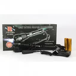Ручний ліхтар акумуляторний Bailong металевий чорний 1180 Lumen POLICE BL-Q2800 T6 150000W - мініатюра 6