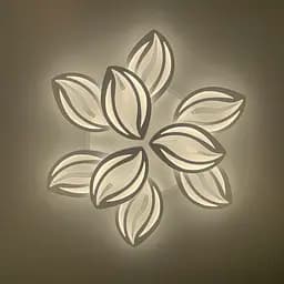 Стельова LED люстра біла на 9 пелюсток Line.F RGB підсвітка Немає - мініатюра 4