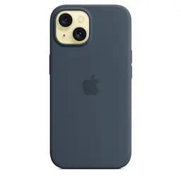 Силіконовий чохол CasePro Silicone Case with MagSafe Storm Blue для iPhone 15 - мініатюра 3