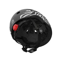 Шолом захисний Scoot and Ride з ліхтариком 45-51 см (XXS/XS) зебра - мініатюра 4
