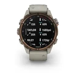 Спортивний годинник Garmin Descen Mk3i – 43 mm Bronze PVD Titanium with French Gray Silicone Band (010-02753-13/14) - мініатюра 10