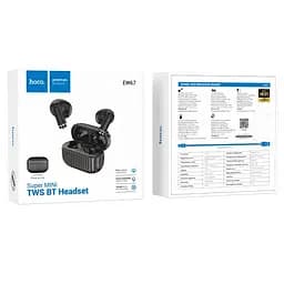 Навушники бездротові Hoco EW67 Sonido true wireless BT5.4 сірі - мініатюра 4