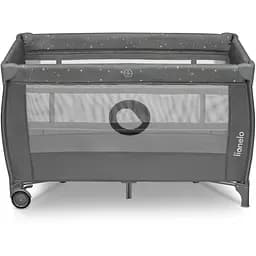 Манеж-ліжечко Lionelo Stefi Plus Grey Multicolor, сірий (LO-STEFI PLUS GREY MULTICOLOR) - мініатюра 2
