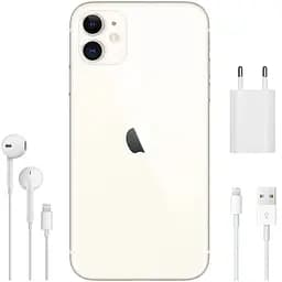 Смартфон iPhone 11 64GB Model A2221 Grade A Seller Refurbished White - мініатюра 6