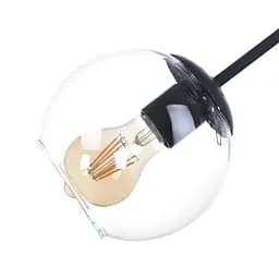 Люстра Brille молекула в зал E27 60W BK (BL-338S/4) - мініатюра 7